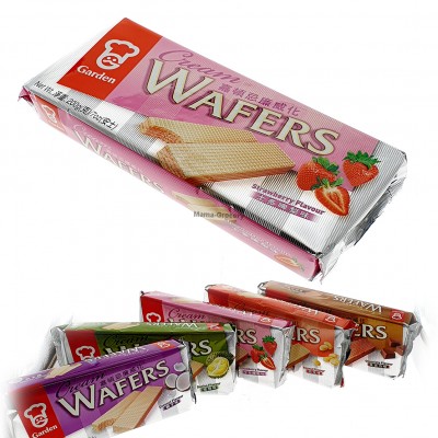 Garden Cream Wafers Strawberry Flavour 200g